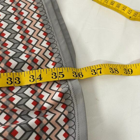 Sophie Max Gray Pink Diamond Pattern Knit Dress Size XS Women's - Picture 9 of 9